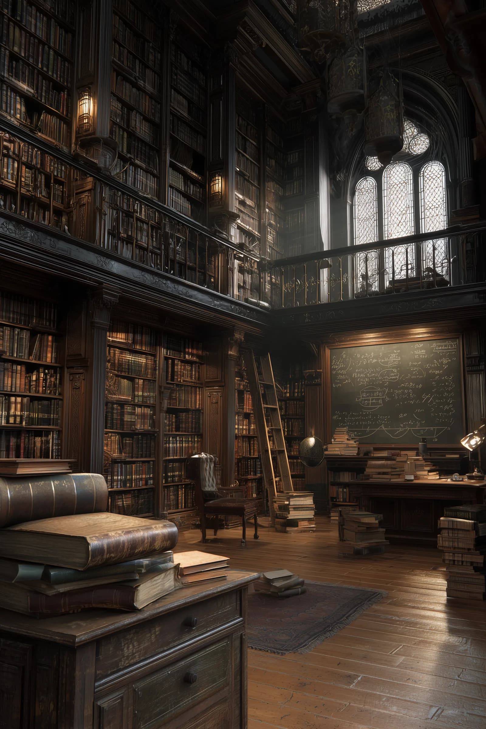 Plate III — A library is a memory of a culture.